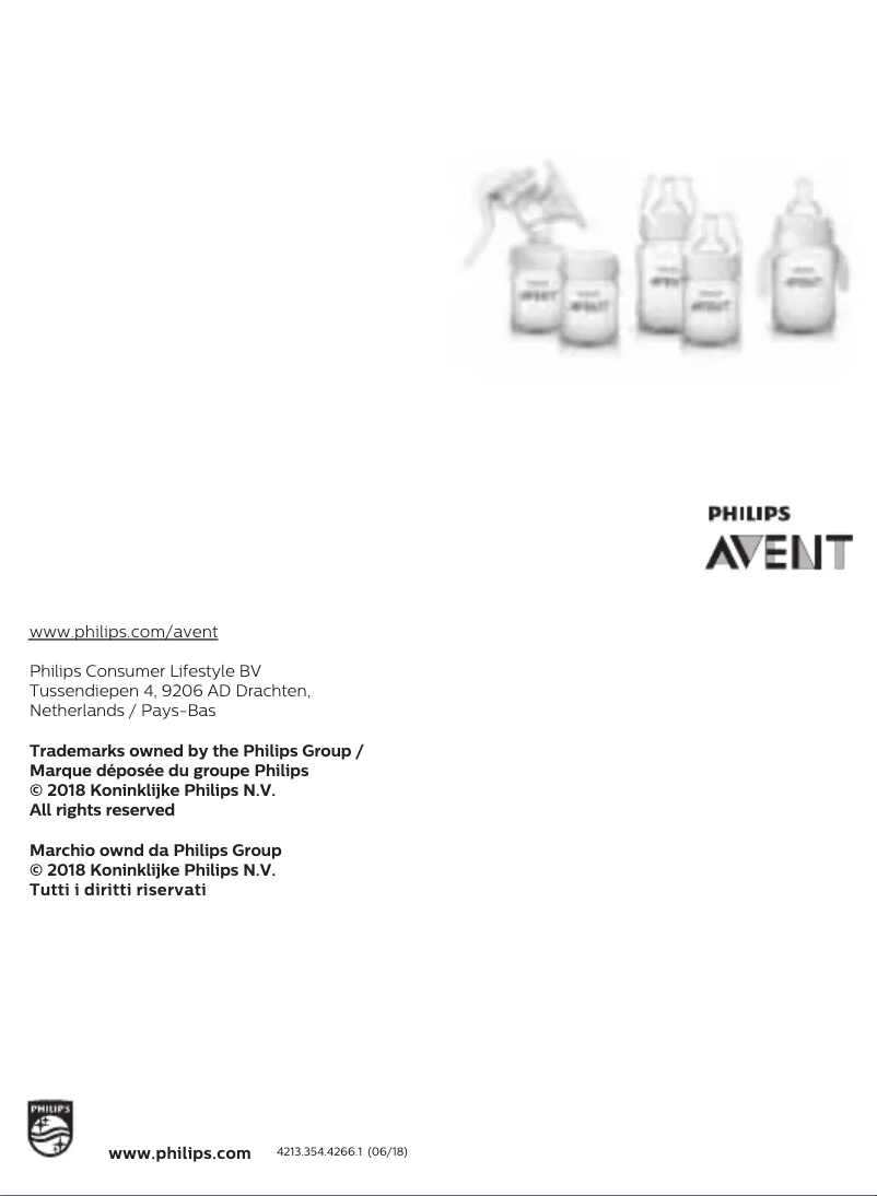 Page 1 de la notice Manuel utilisateur Philips Avent SCF816