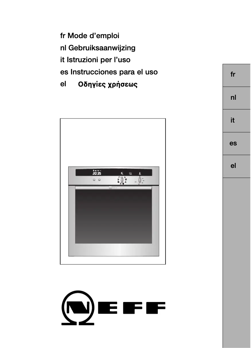 Page 1 de la notice Manuel utilisateur Neff B1841