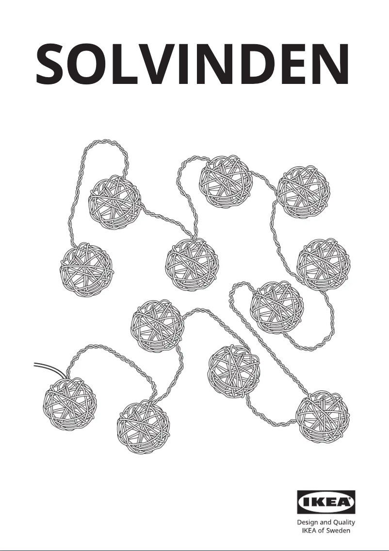 Image de la première page du manuel de l'appareil SOLVINDEN 705.706.00