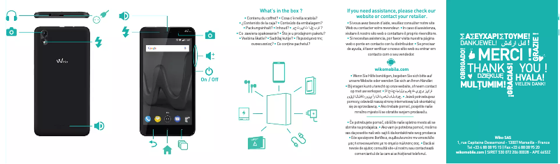 Page n°1 - Manuel utilisateur Wiko Lenny 4 Plus