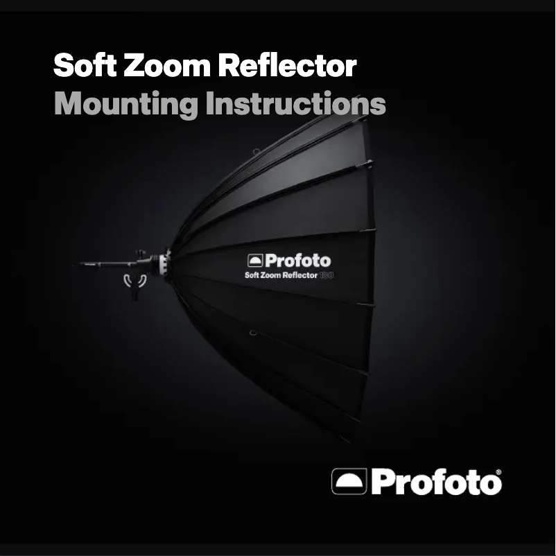 Image de la première page du manuel de l'appareil Soft Zoom Reflector