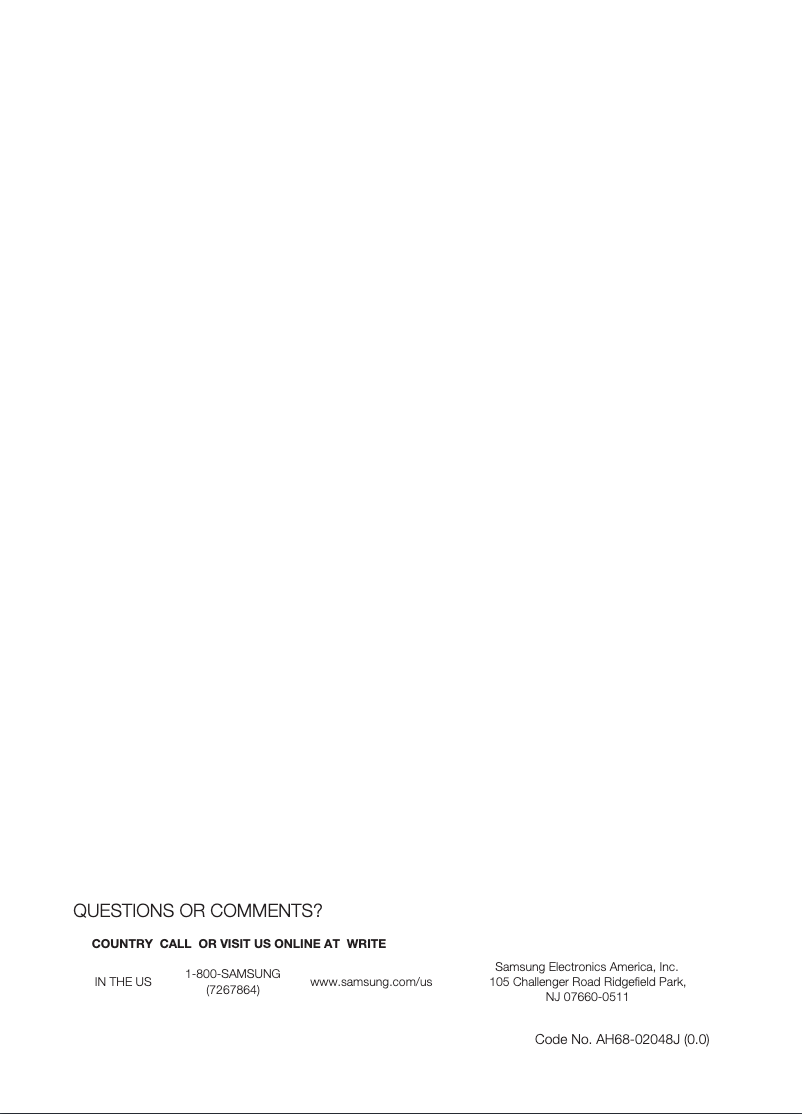 Page n°1 - Manuel utilisateur Samsung HT-TZ515T