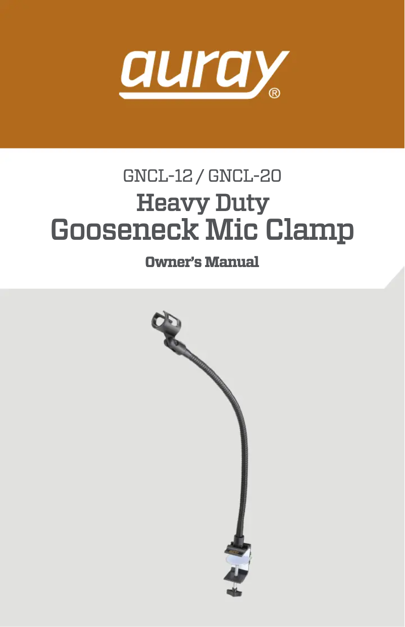 Image de la première page du manuel de l'appareil GNCL-20