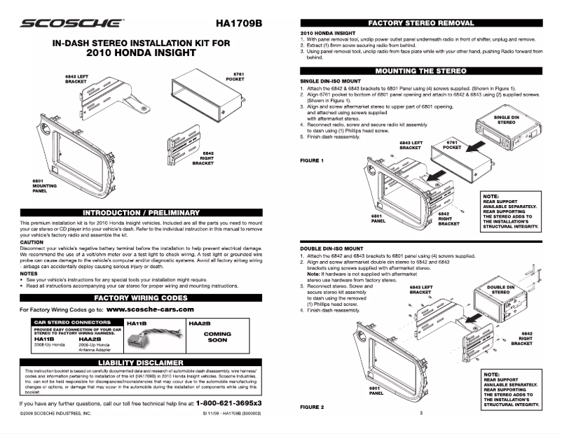 Image de la première page du manuel de l'appareil HA1709B