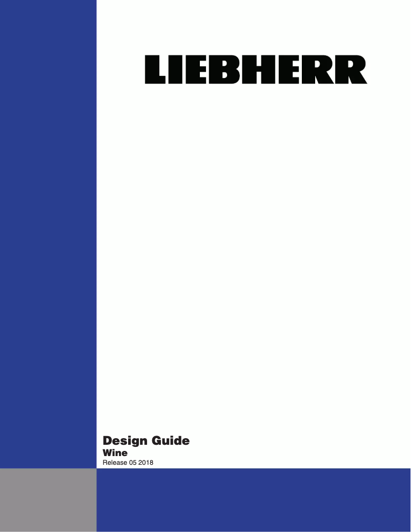 Page n°1 - Mode d'emploi Liebherr HWGB 3300