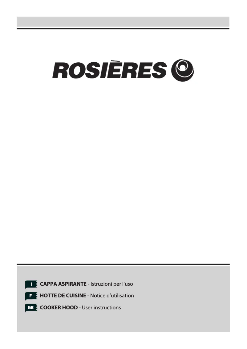 Page 1 de la notice Mode d'emploi Rosieres RDM 9000 LPN