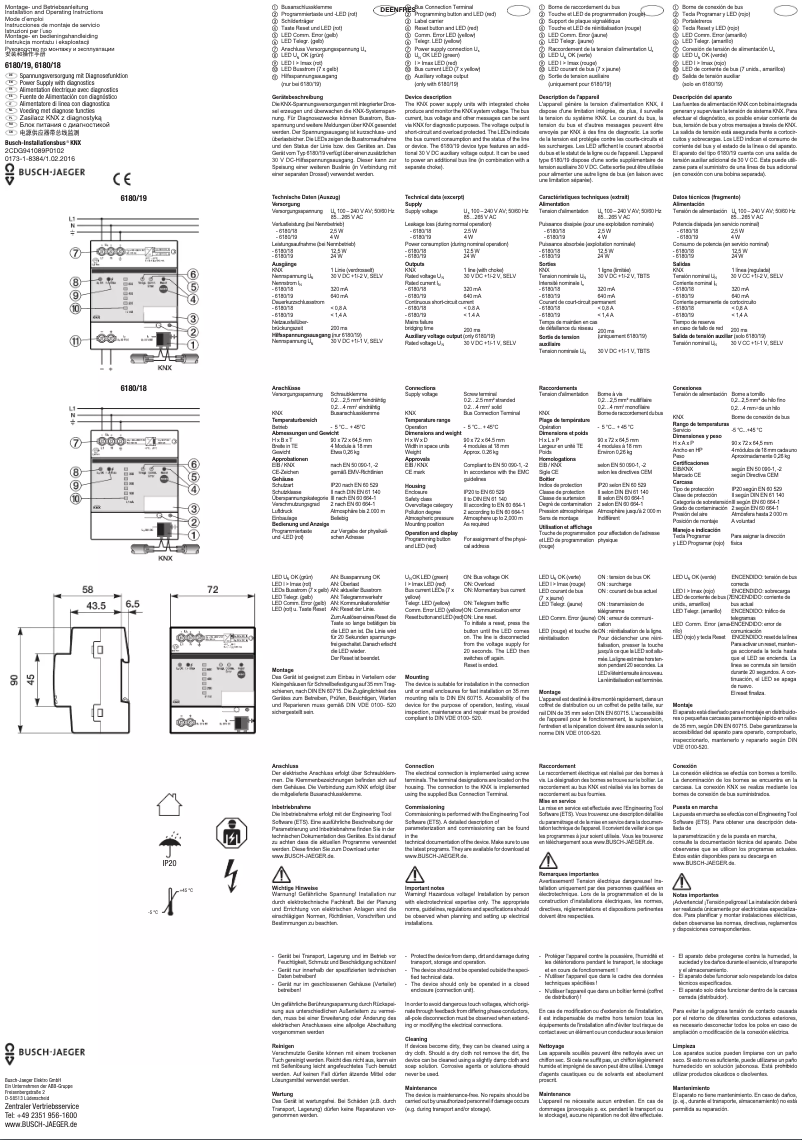 Image de la première page du manuel de l'appareil 2CKA006180A0029