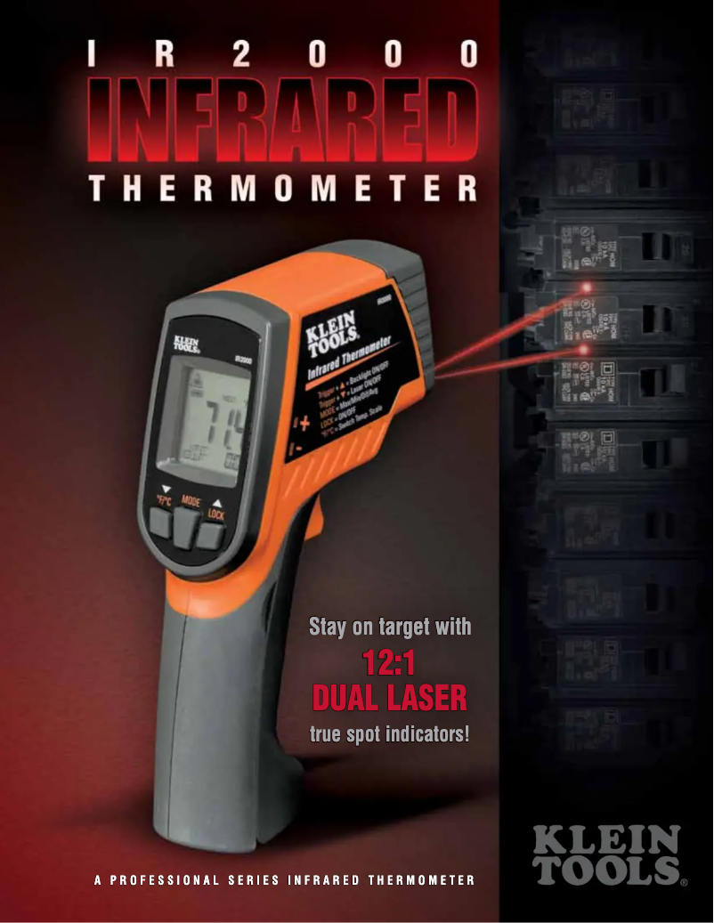 Página 1 del manual Folleto Klein Tools IR2000