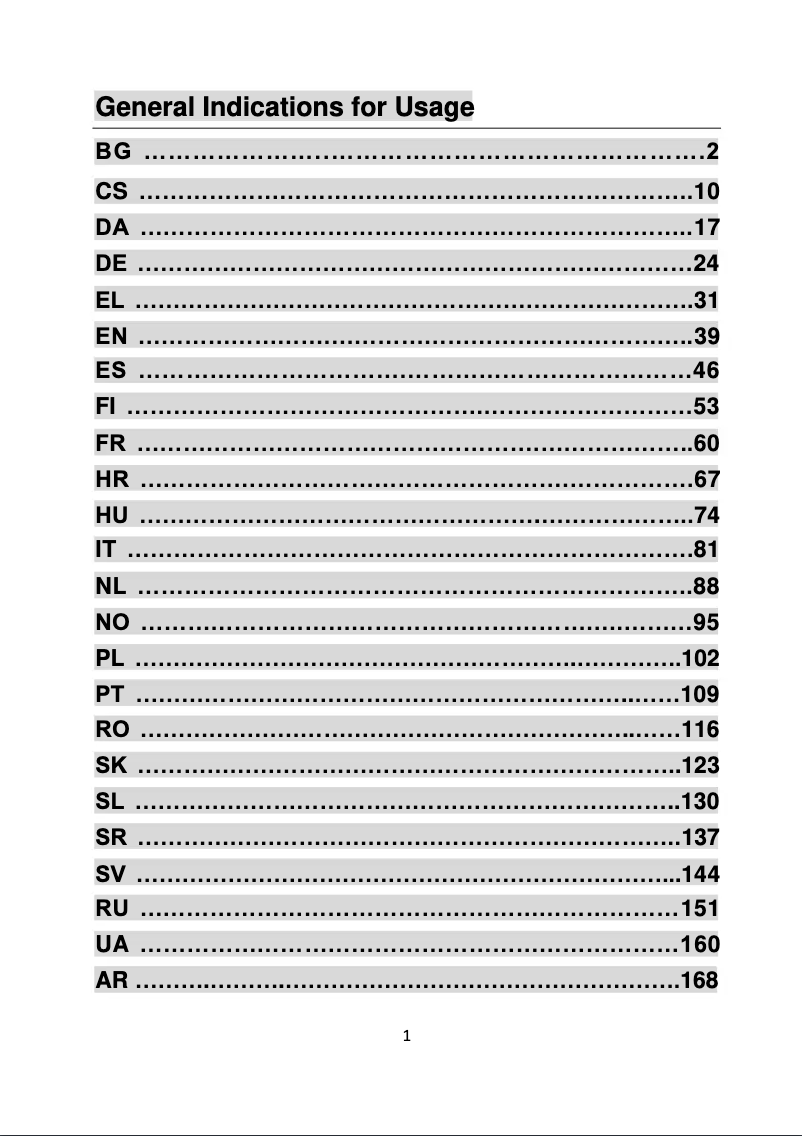Page n°1 - Manuel utilisateur Candy CBL3518FRU