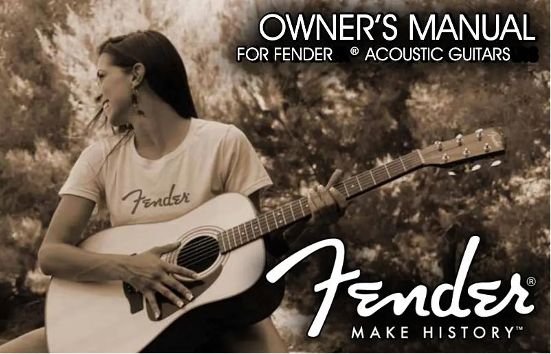 Page n°1 - Manuel utilisateur Fender Redondo Mini