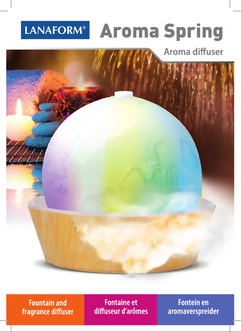Page n°1 - Manuel utilisateur Lanaform Aroma Spring