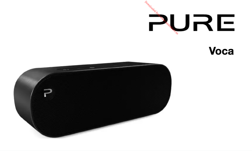 Image de la première page du manuel de l'appareil Voca