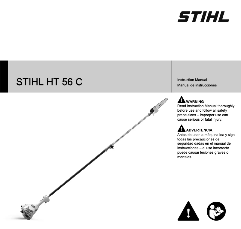 Page 1 de la notice Manuel utilisateur Stihl HT 56 C