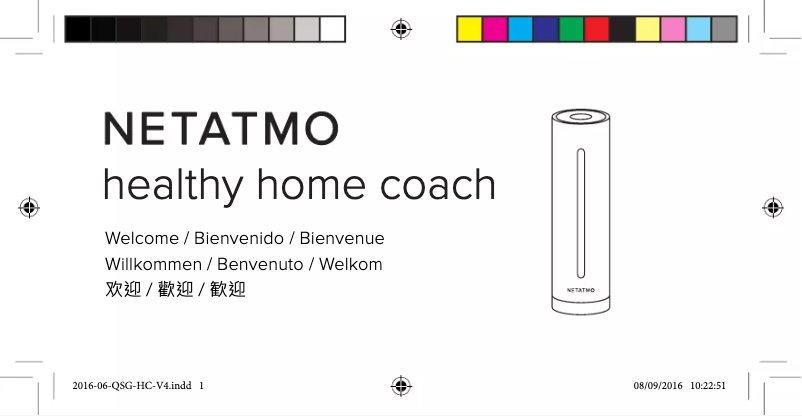 Página 1 del manual Manual de usuario Netatmo Healthy Home Coach