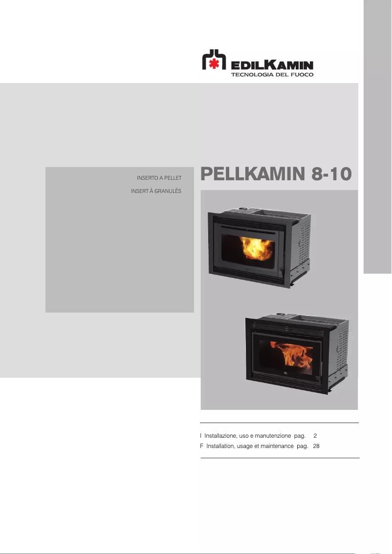 Page n°1 - Manuel utilisateur Edilkamin PELLKAMIN 10