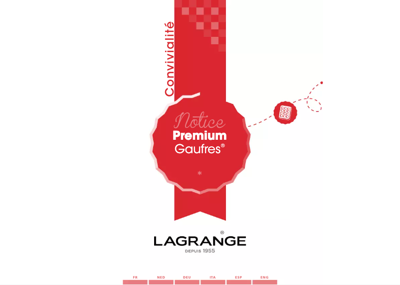 Image de la première page du manuel de l'appareil Premium Gaufres