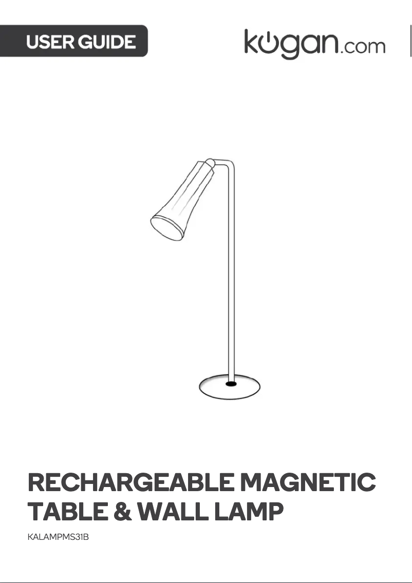 Page n°1 - Manuel utilisateur Kogan KALAMPMS31B