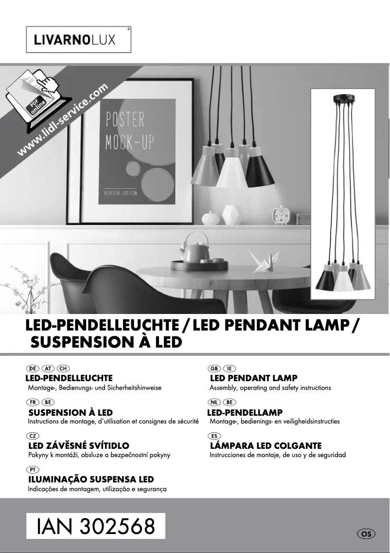 Image de la première page du manuel de l'appareil IAN 302568