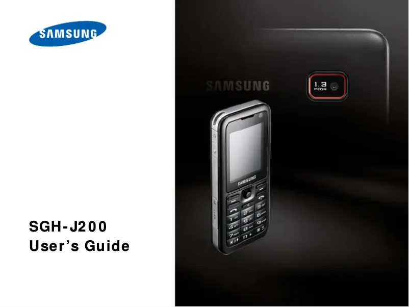 Page 1 de la notice Mode d'emploi Samsung SGH-J200