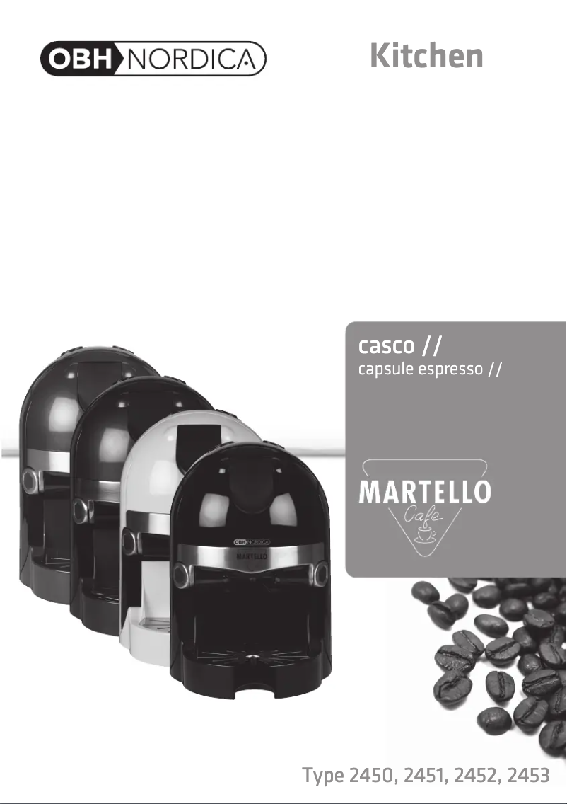 Page 1 de la notice Manuel utilisateur OBH Nordica Martello