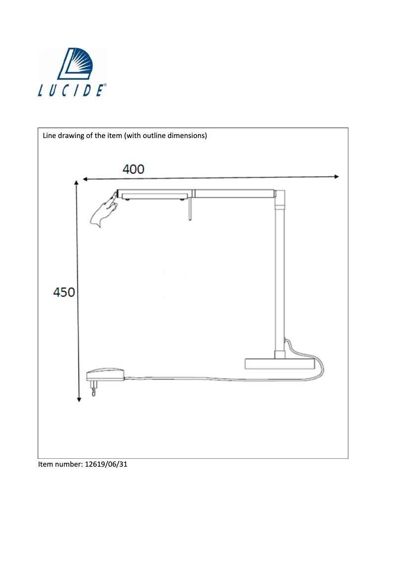 Image de la première page du manuel de l'appareil Bergamo 12619/06/31