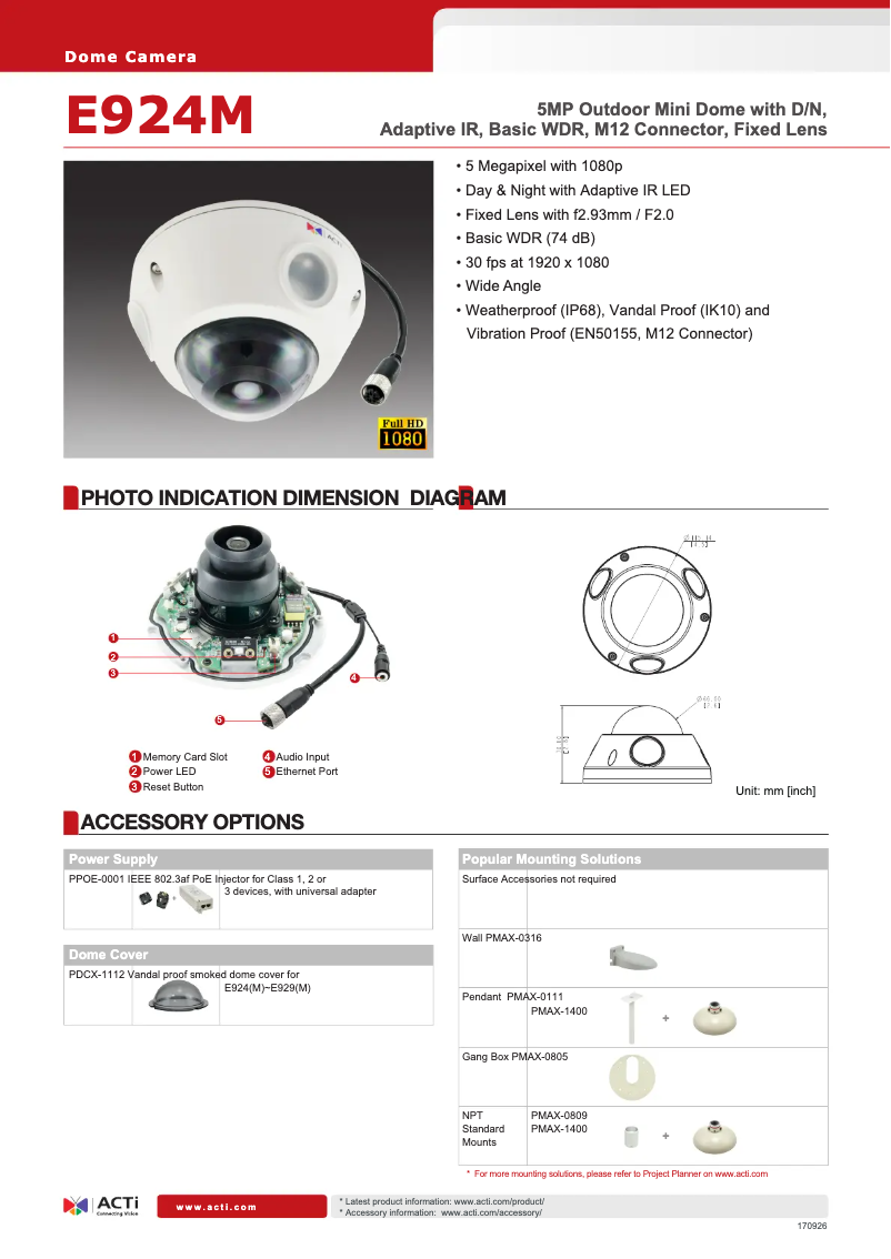 Image de la première page du manuel de l'appareil E924M