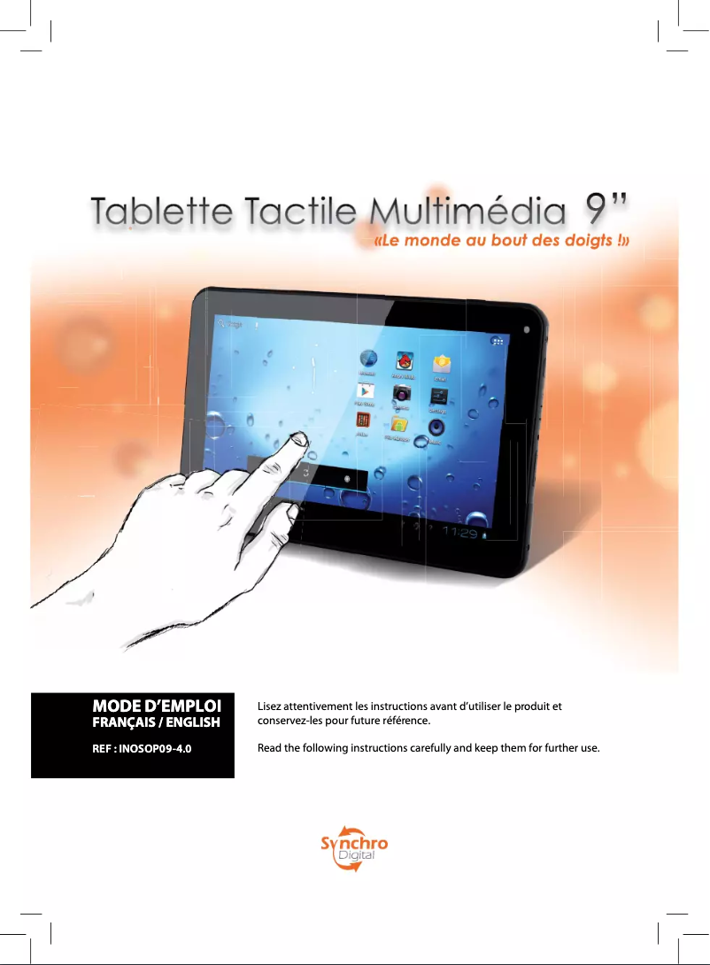 Page n°1 - Manuel utilisateur Synchro Digital INOSOP09-4.0