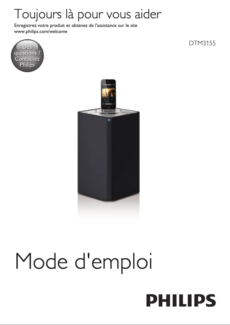 Página 1 del manual Manual de usuario Philips DTM3155