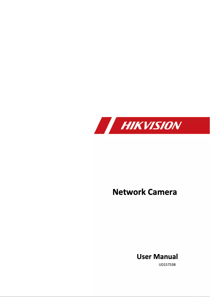 Page 1 de la notice Manuel utilisateur Hikvision DS-2CD6924G0-IHS