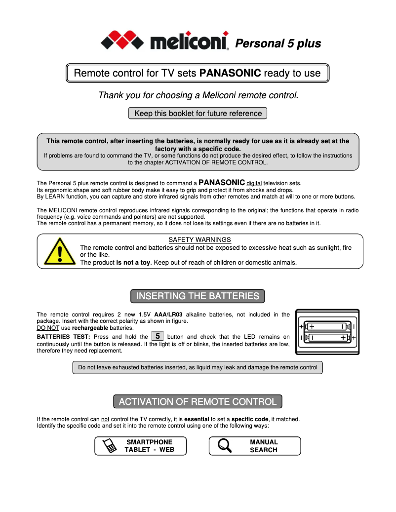 Image de la première page du manuel de l'appareil Gumbody Personal 5 plus