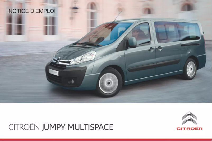 Page 1 de la notice Manuel utilisateur Citroën Jumpy Multispace (2014)
