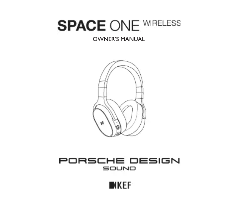 Page 1 de la notice Manuel utilisateur KEF Space One Wireless Porsche Design