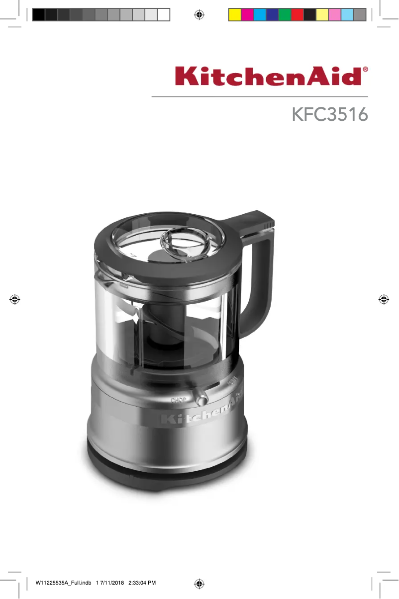 Page n°1 - Manuel utilisateur KitchenAid KFC3516