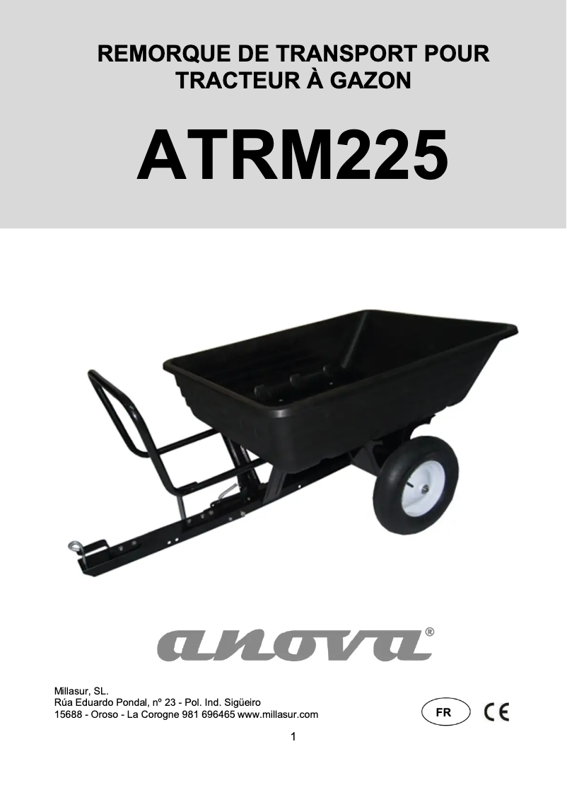 Image de la première page du manuel de l'appareil ATRM225