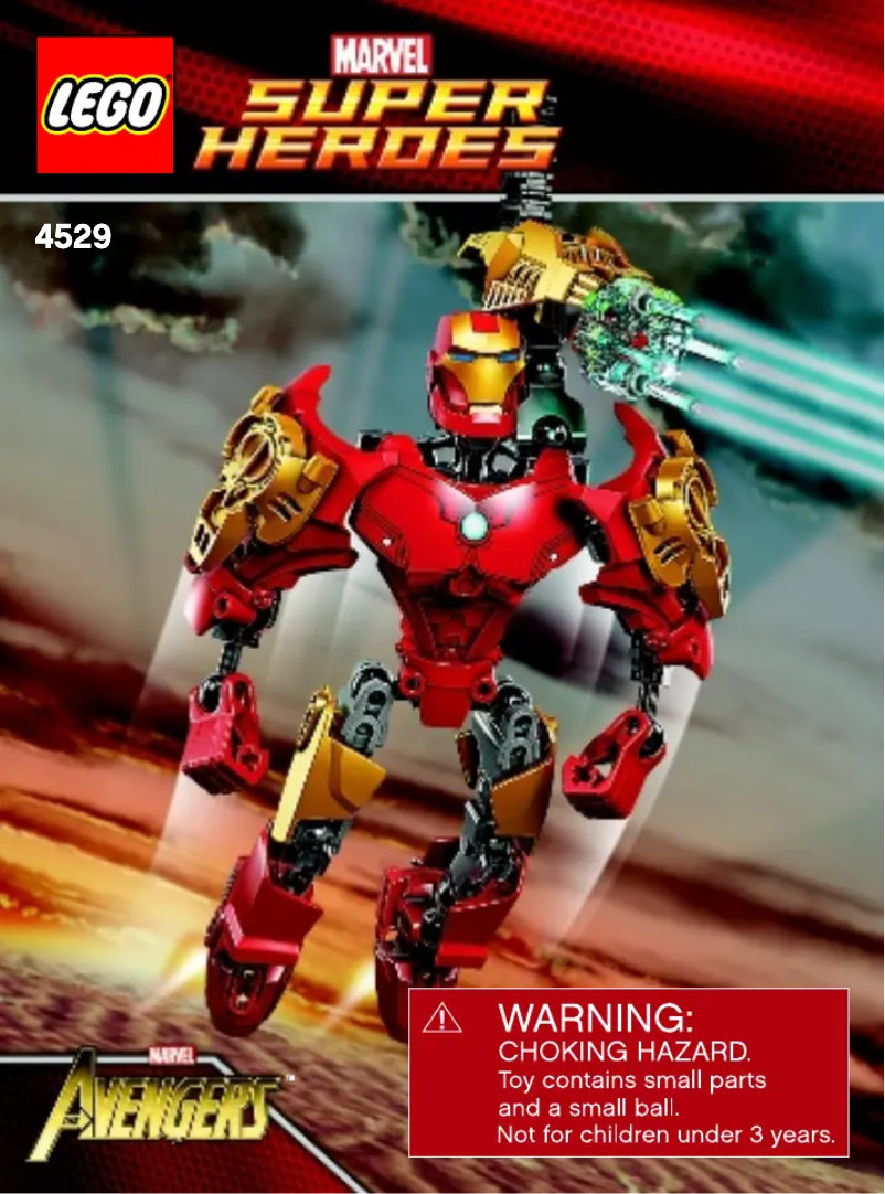 Page 1 de la notice Manuel utilisateur Lego Super Heroes 4529