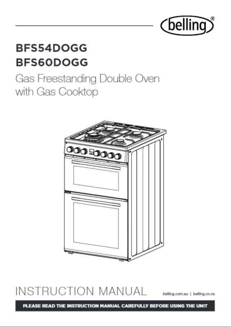Page n°1 - Manuel utilisateur Belling BFS54DOGG