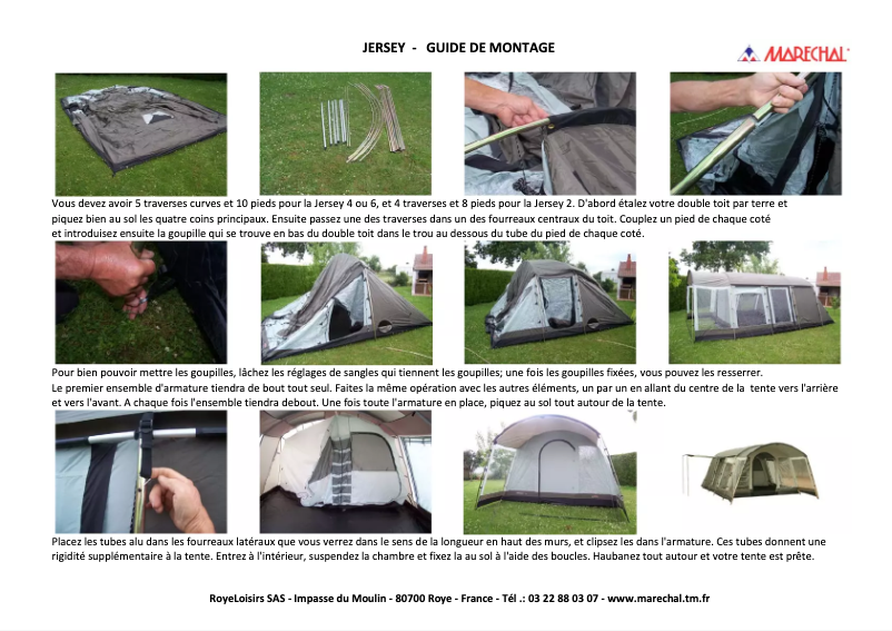 Página 1 del manual Manual de usuario Marechal Jersey 4