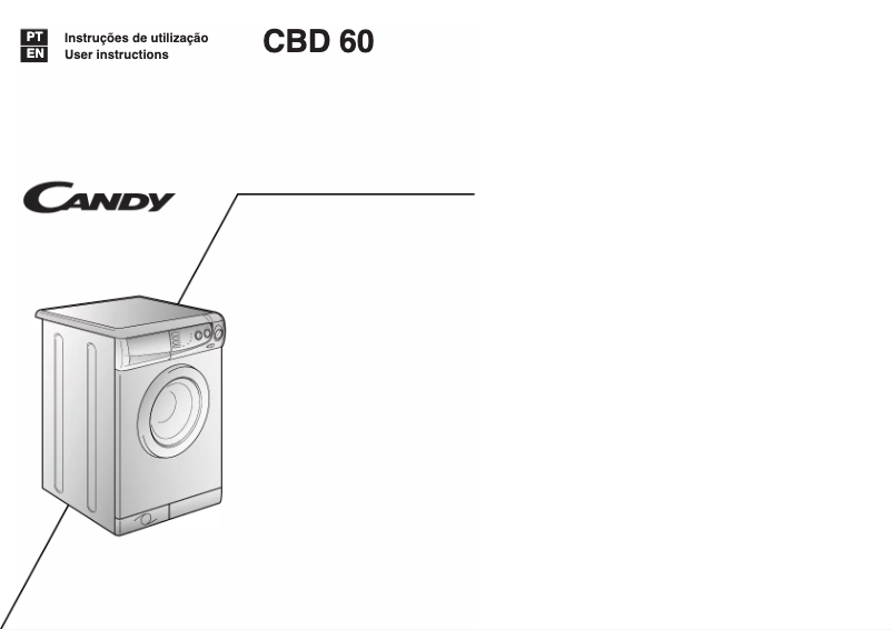 Page n°1 - Manuel utilisateur Candy LBCBD60-85