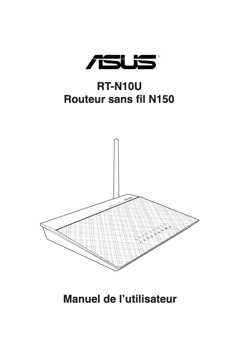 Page 1 de la notice Manuel utilisateur Asus RT-N10U