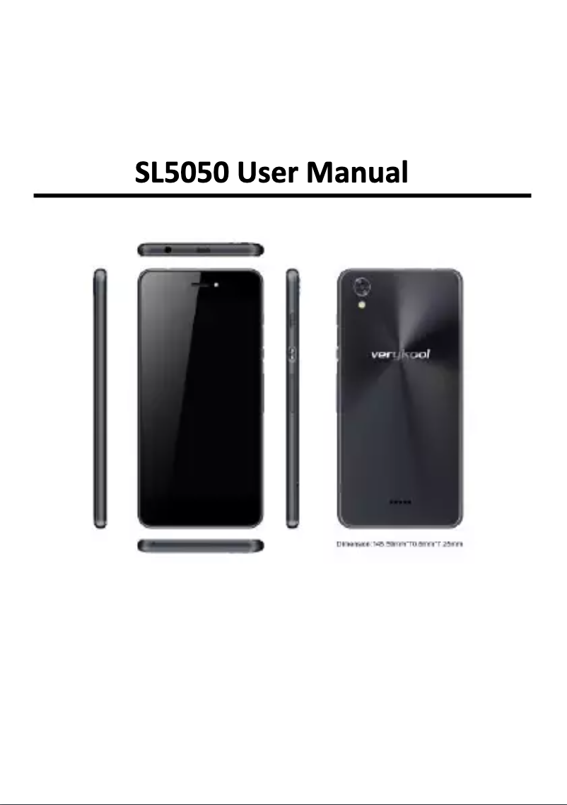 Imagen de la primera página del manual del dispositivo Phantom SL5050