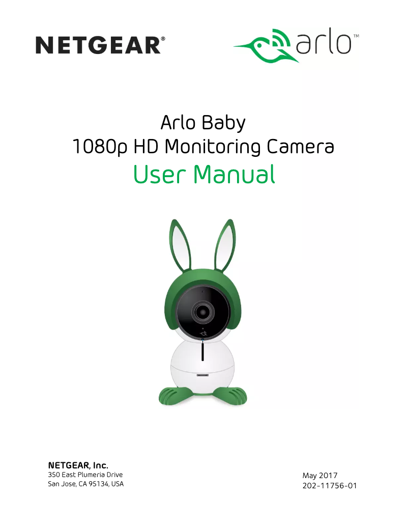 Page 1 de la notice Manuel utilisateur Arlo Baby