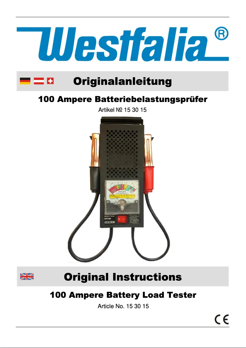 Image de la première page du manuel de l'appareil 153015