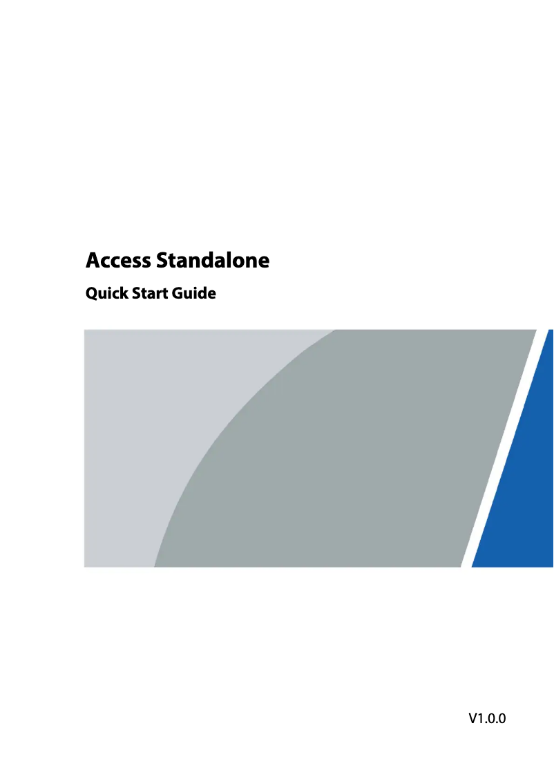Image de la première page du manuel de l'appareil ASI2212H-DW