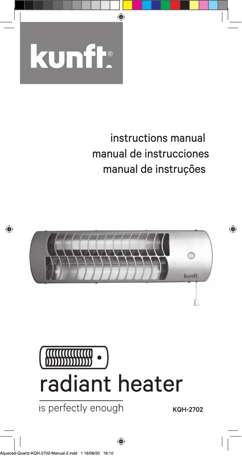 Página 1 del manual Manual de usuario Kunft KQH-2702