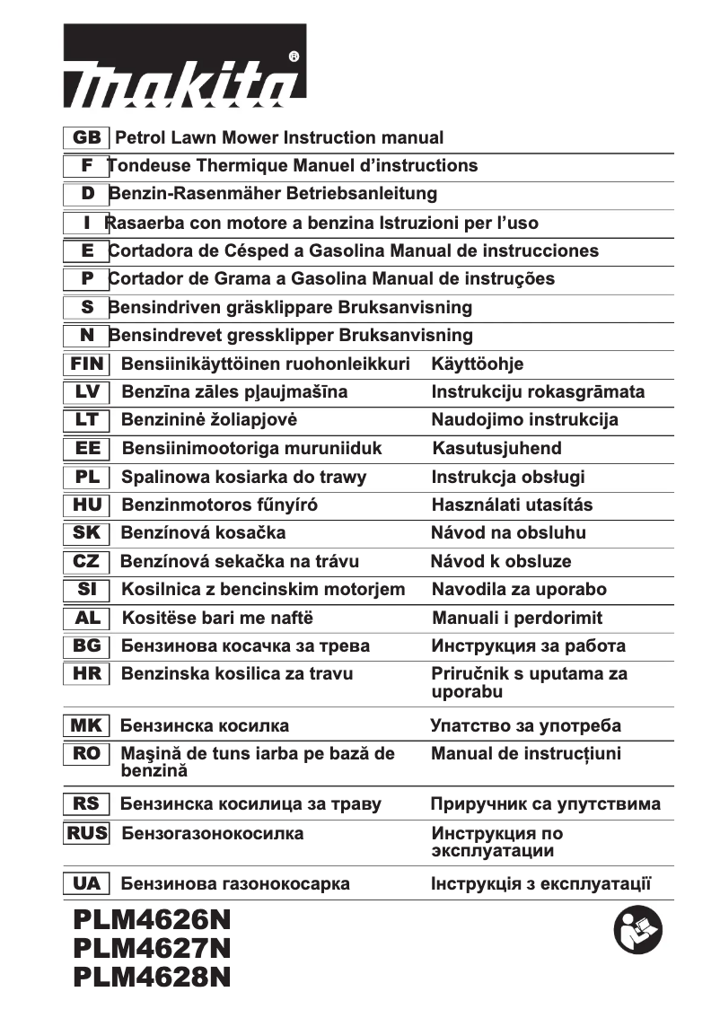 Page n°1 - Manuel utilisateur Makita PLM4626N