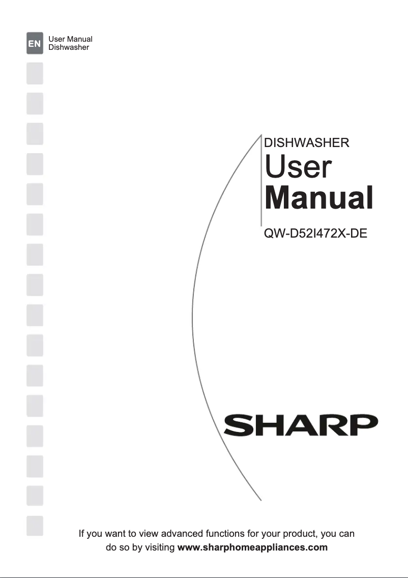 Page 1 de la notice Manuel utilisateur Sharp QW-D52I472X