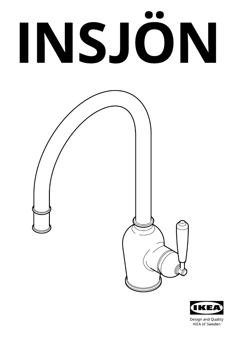 Page 1 de la notice Manuel utilisateur Ikea INSJÖN 003.418.72