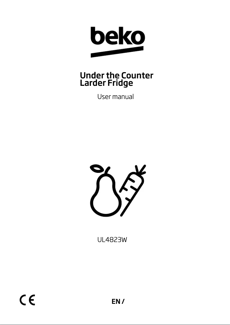 Page 1 de la notice Manuel utilisateur Beko UL4823W