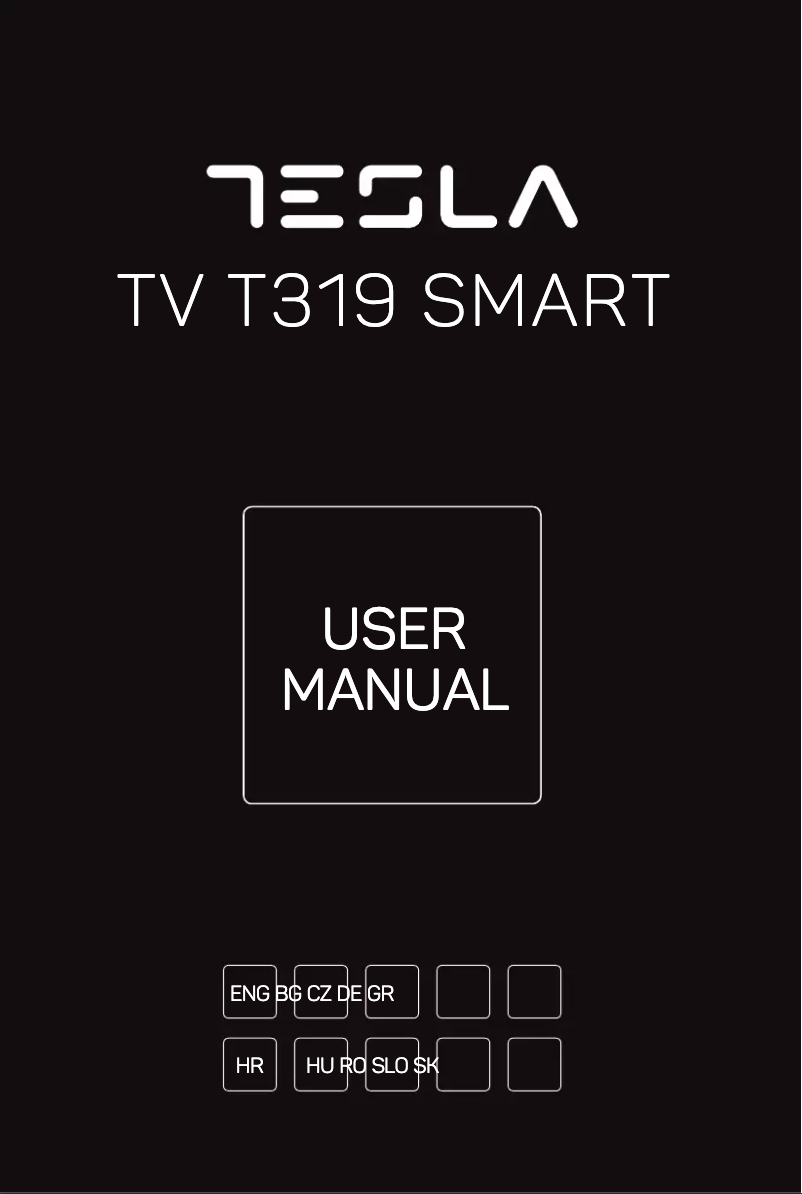 Page 1 de la notice Manuel utilisateur Tesla 40T319SFS