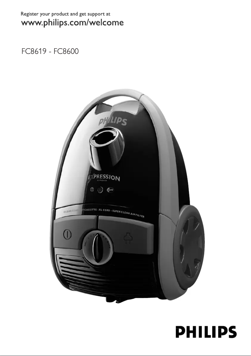 Página 1 del manual Manual de usuario Philips Expression FC8600
